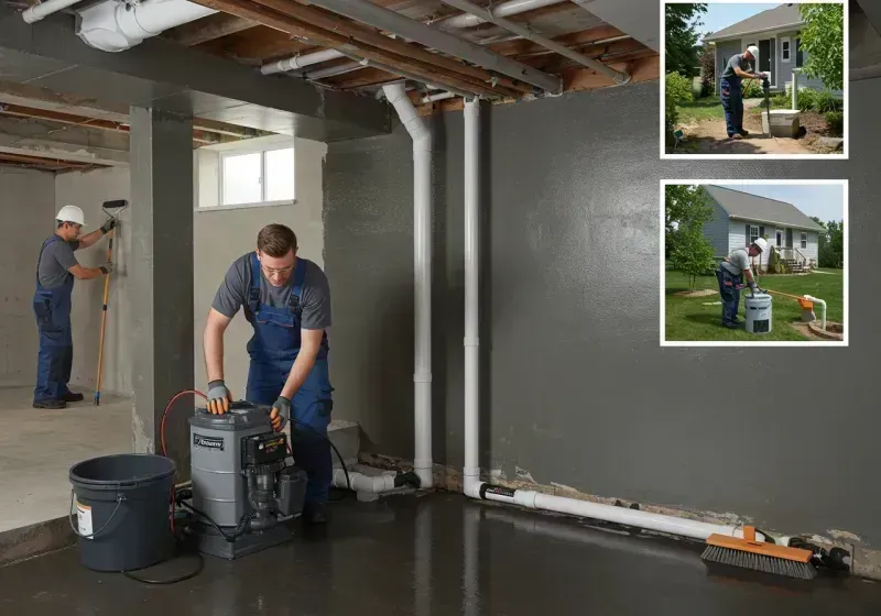 Basement Waterproofing and Flood Prevention process in Olympia Heights, FL